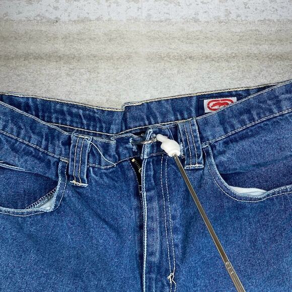 Vintage Y2K Ecko Skater Carpenter Jeans 36x30 Baggy Wide Medium Wash Denim Rap - Picture 6 of 10